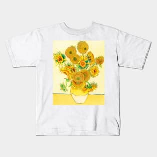 SUNFLOWERS (1889) Kids T-Shirt